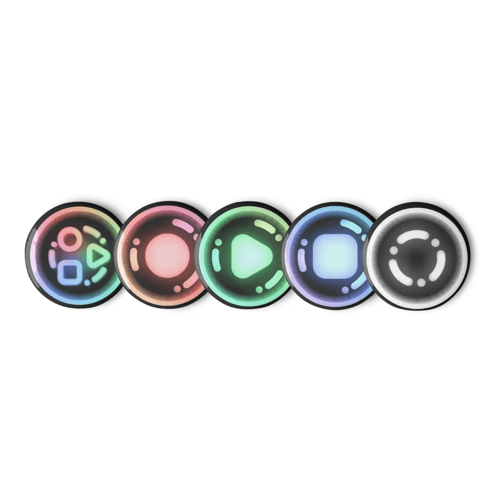 RelativRyan Pin Button Set #0 (On Black) product image (1)