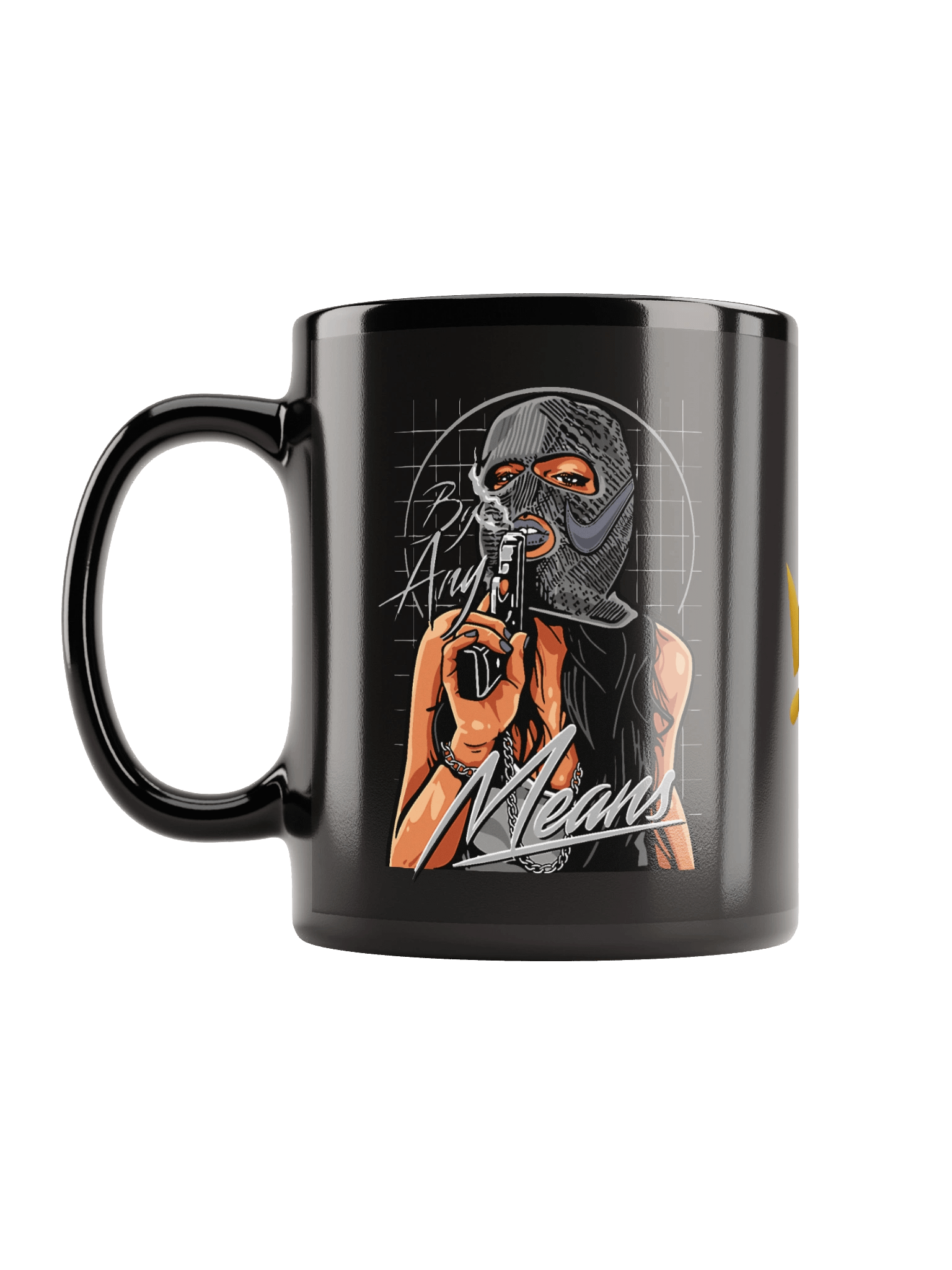Silent Gesture Black Mug product image (6)