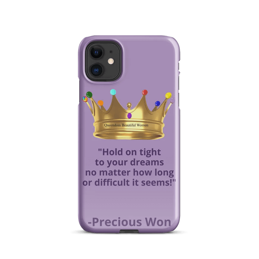 Queendom Beautiful Women iPhone® Snap Case (Lavender/Alexandrite) product image (7)