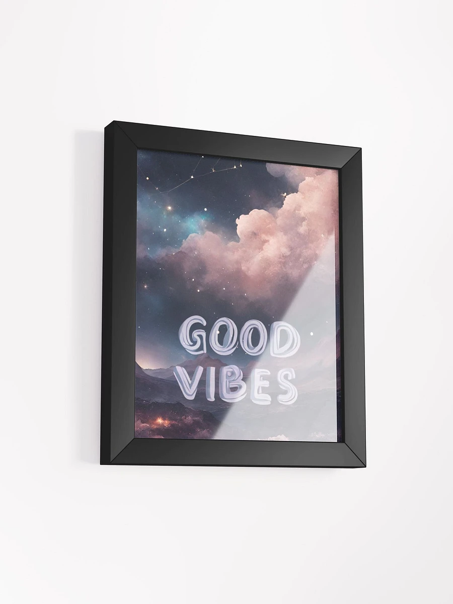 Good Vibes Framed Print (Night) product image (2)