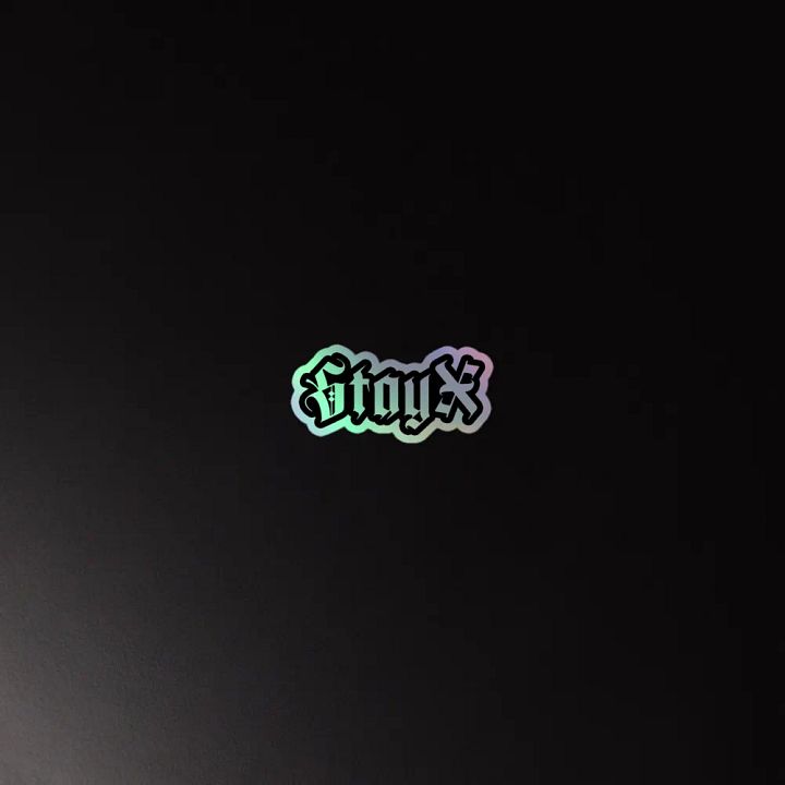 Clean StayX- Holo Foil Sticker product image (2)