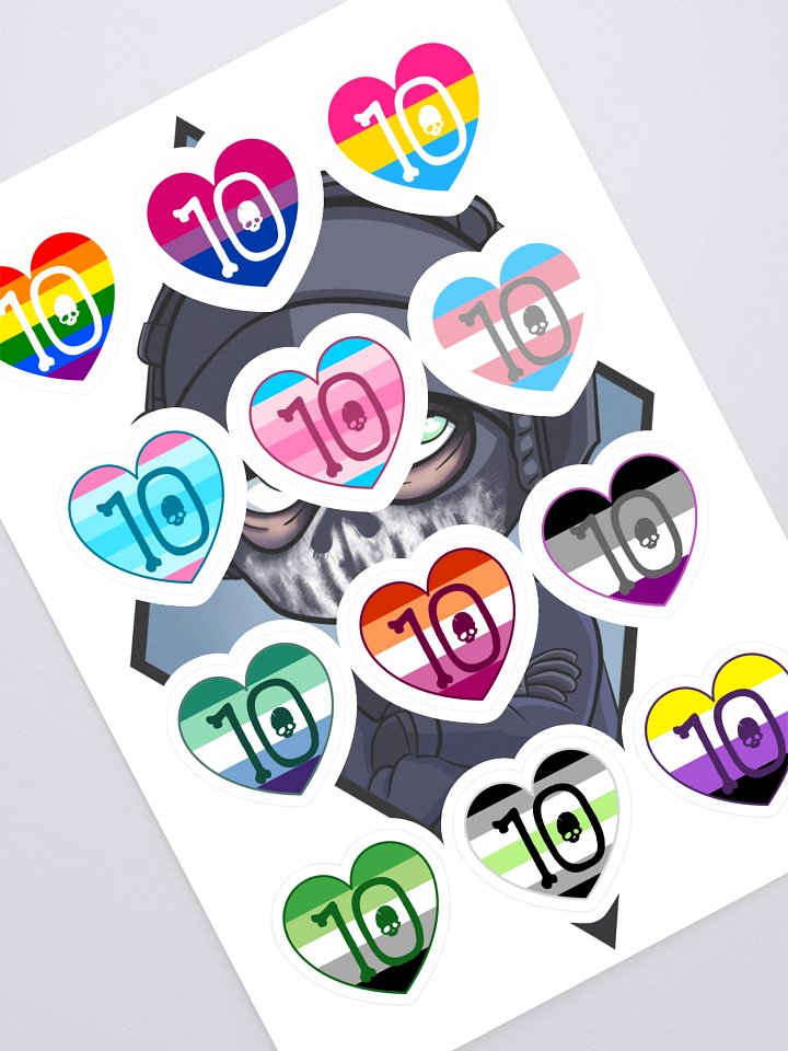 Pride Rule 10 - Sticker Sheet product image (1)