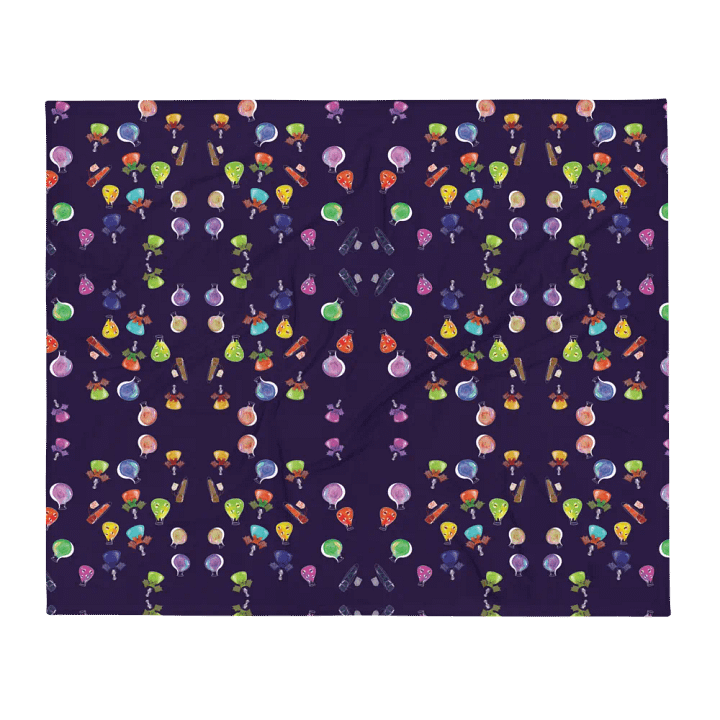 Potion Print Throw Blanket product image (2)