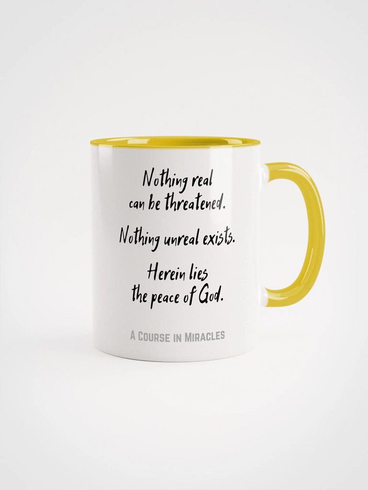 Nothing unreal exists - ACIM Inspirational Mug product image (1)