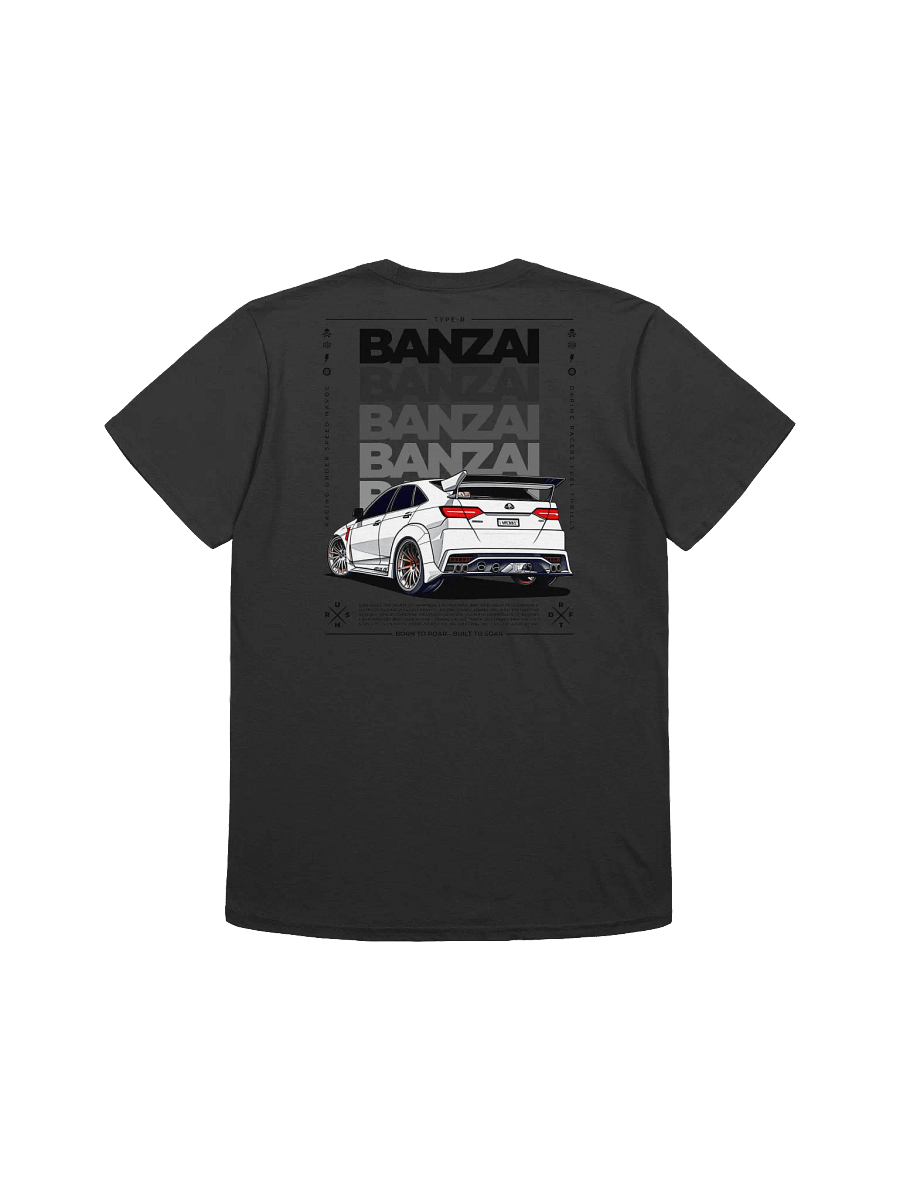 BANZAI Sporty Car Illustration Unisex T-Shirt product image (6)
