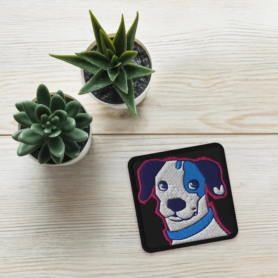 Wylee Dog Embroidered Patch product image (4)
