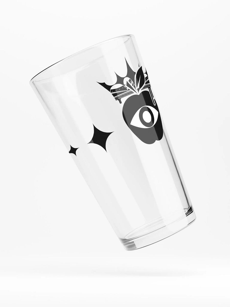 Crowned Apple (Black) ✦ Shaker Pint Glass product image (4)