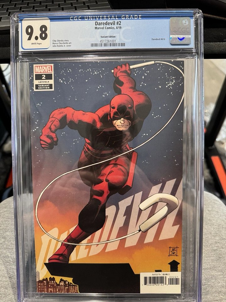 Daredevil #2 (2019) #614 | 1:50 John Romita Jr. Hidden Gem Variant | CGC 9.8 product image (1)