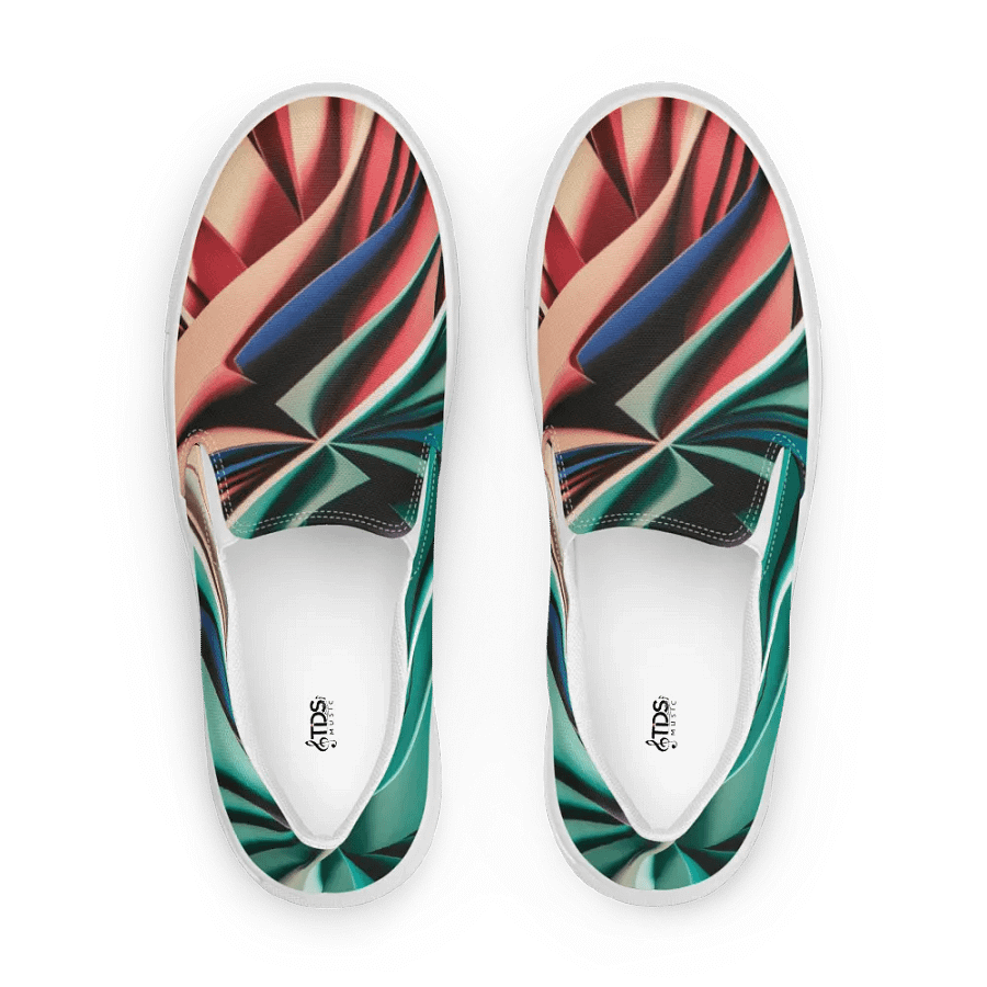 TDS Music Abstract Fusion Men's Slip-On Canvas Shoes product image (5)