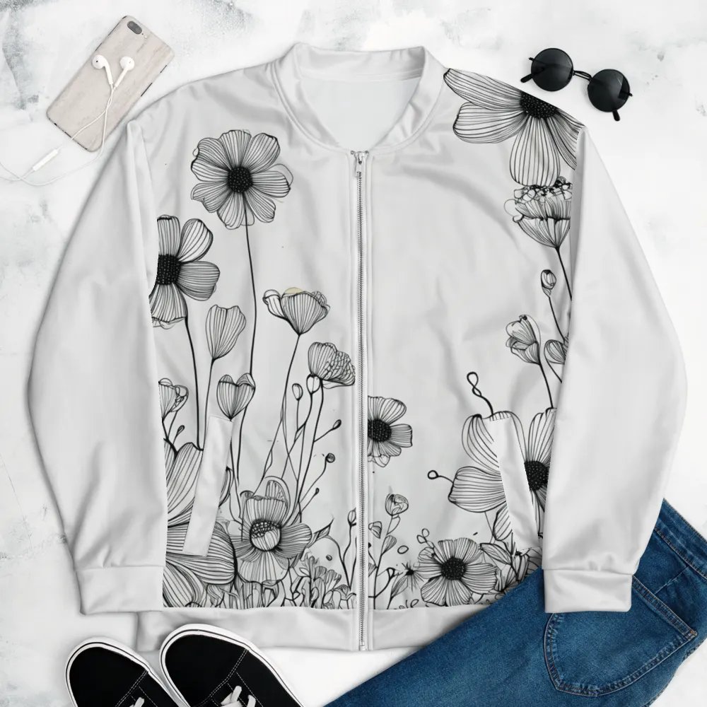 Blossom Breeze All-Over Print Bomber Jacket product image (3)