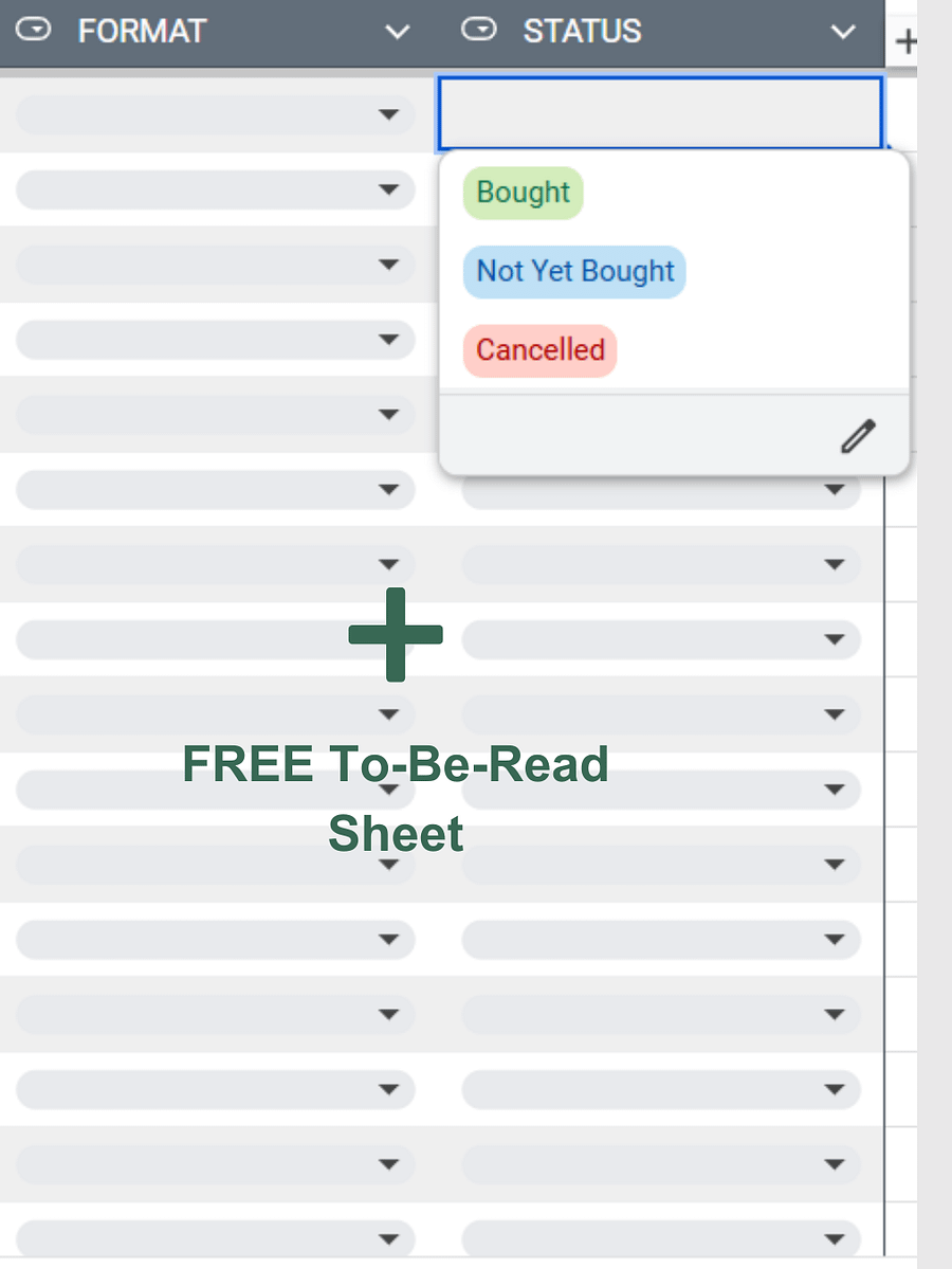 Book Log & Reading Tracker Spreadsheet | Your Digital Library product image (6)