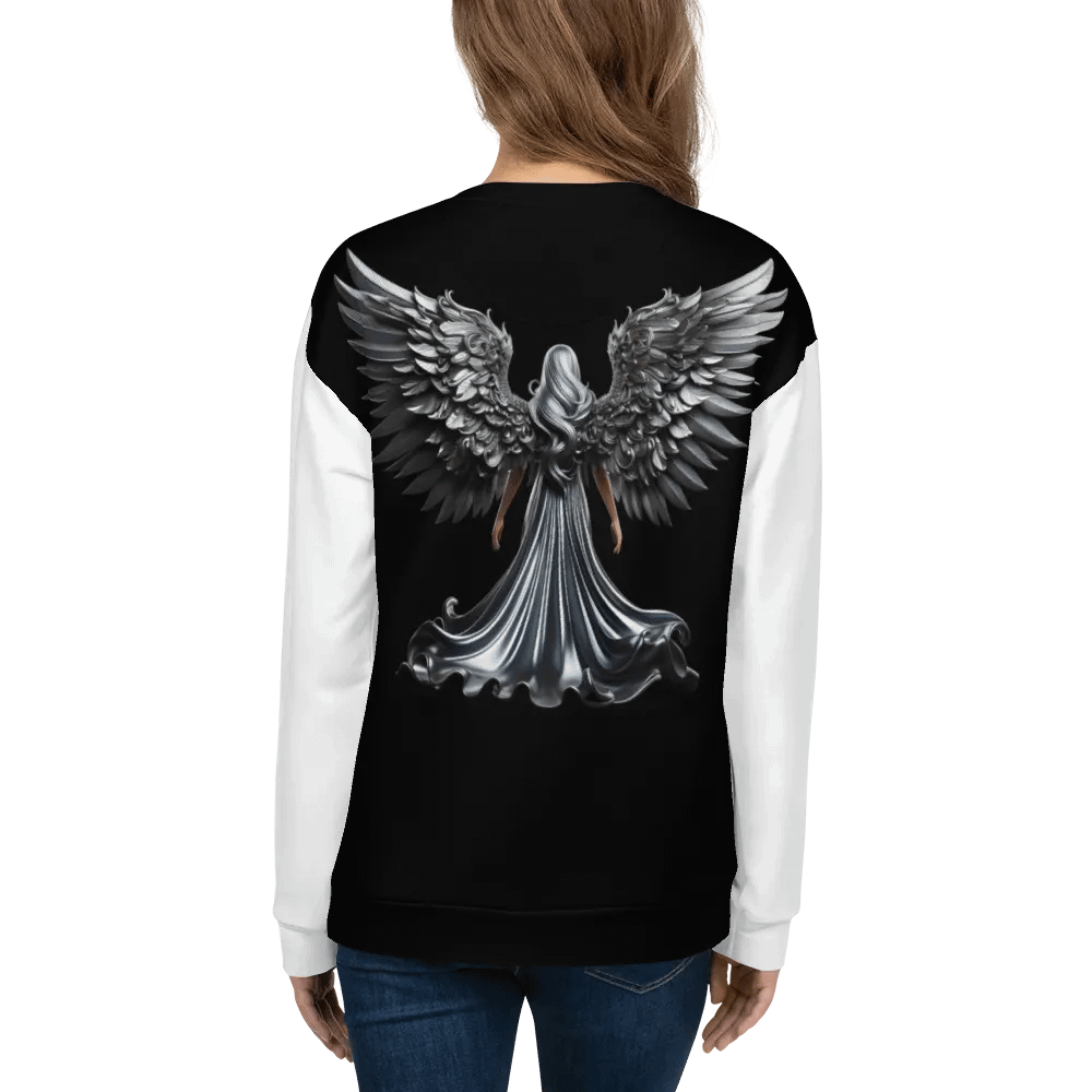 A Silver Angel and Cross - Unisex Sweatshirt #7 product image (5)