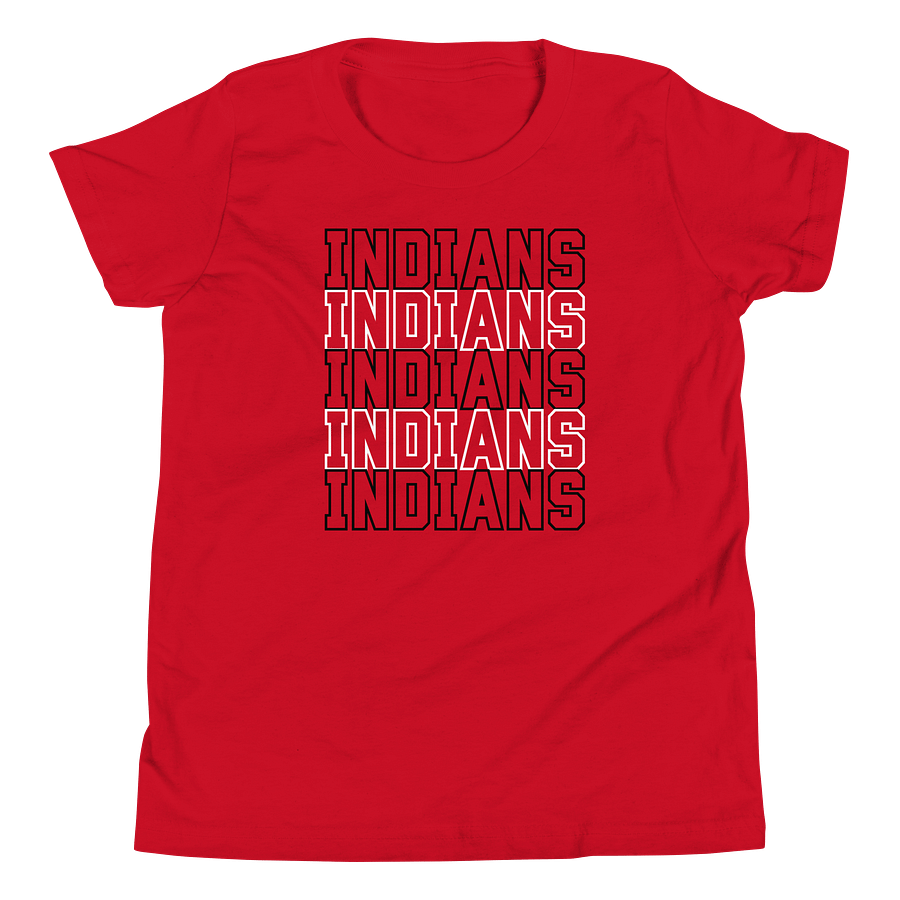 Bold Spirit Tee – Indians, Red (Youth) product image (4)