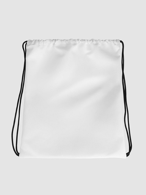 Photo showing All-Over Print Drawstring Bag