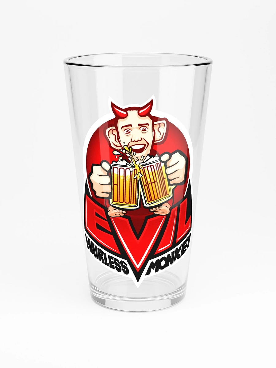 Evil Hairless Monkey Pint Glass product image (3)