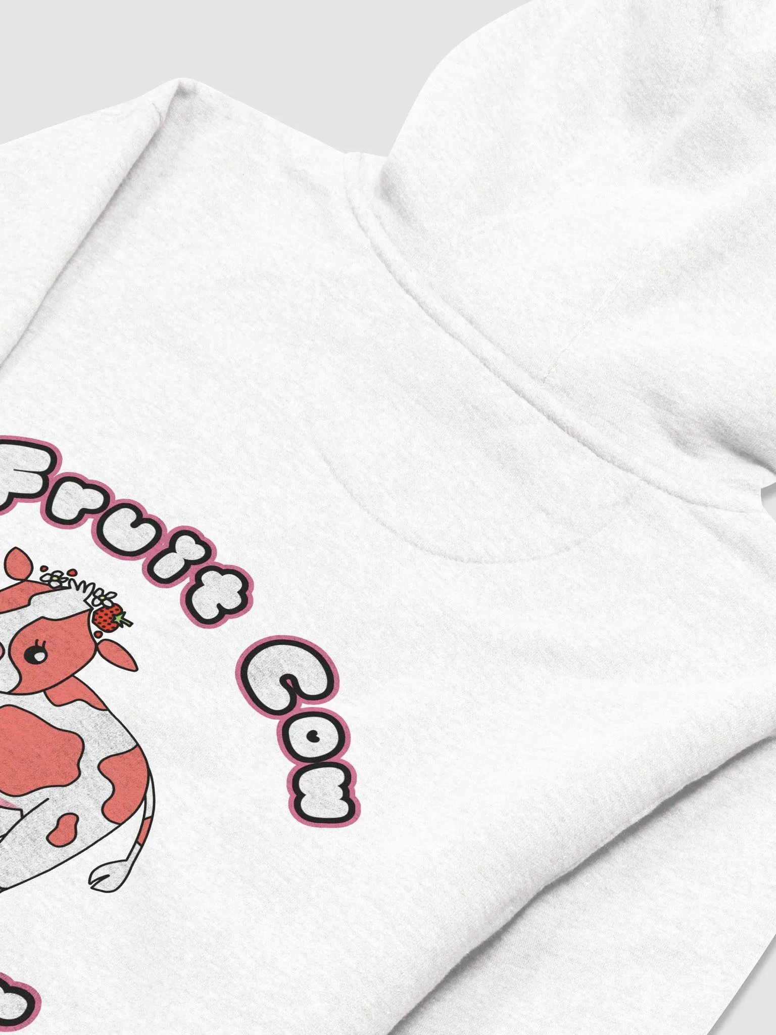 Fruit Cow Truther Hoodie (White) product image (4)