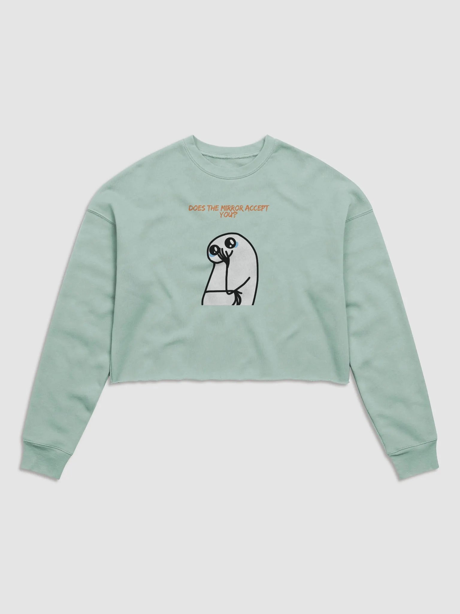 Insulting Meme Amused Women's Crop Sweatshirt product image (26)