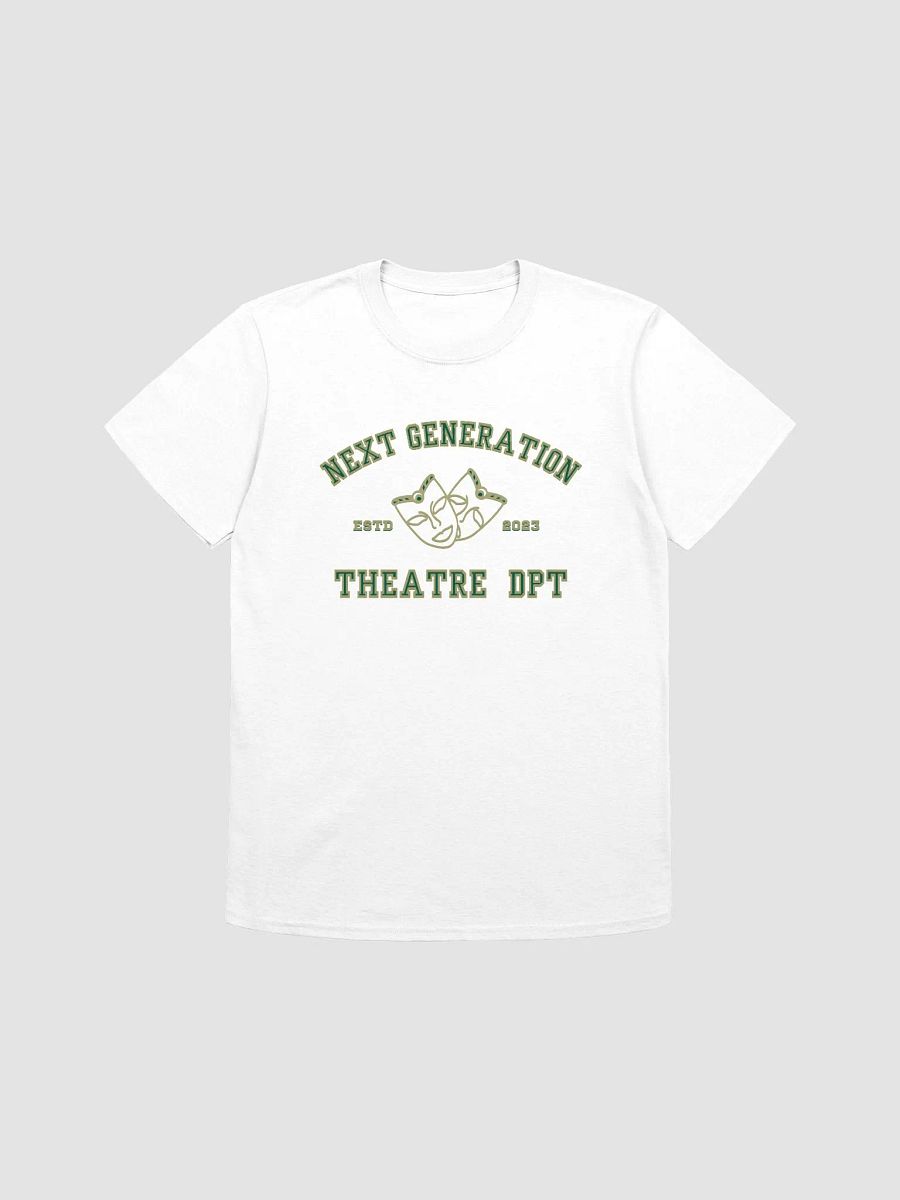 White Next Gen Theatre Dpt. T-Shirt product image (1)
