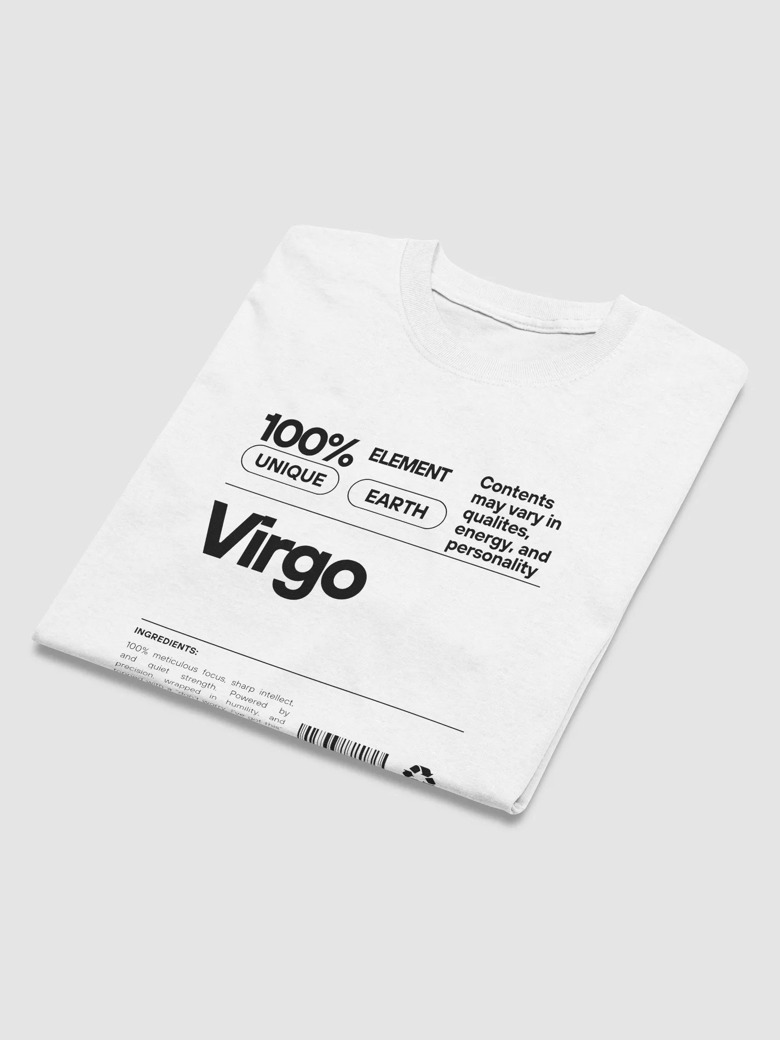 Detail-driven. Gracefully grounded. Quietly unstoppable. Virgo T-shirt product image (2)