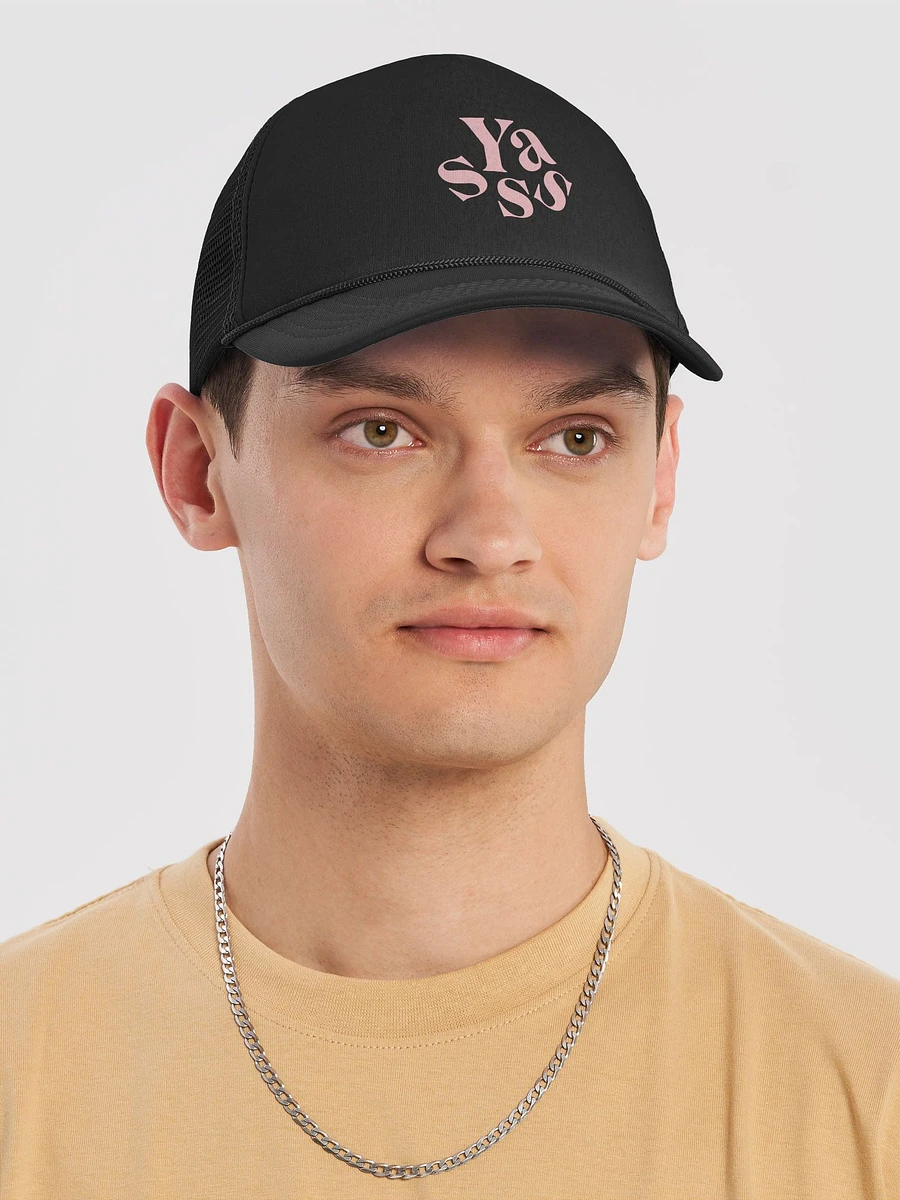 Yasss Pink Logo Baseball Cap product image (5)