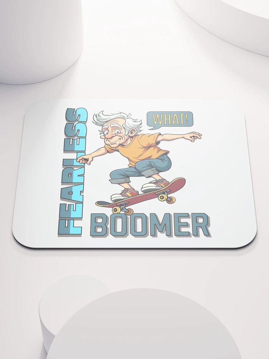 Fearless Boomer Skateboarding Energy Mouse Pad product image (2)