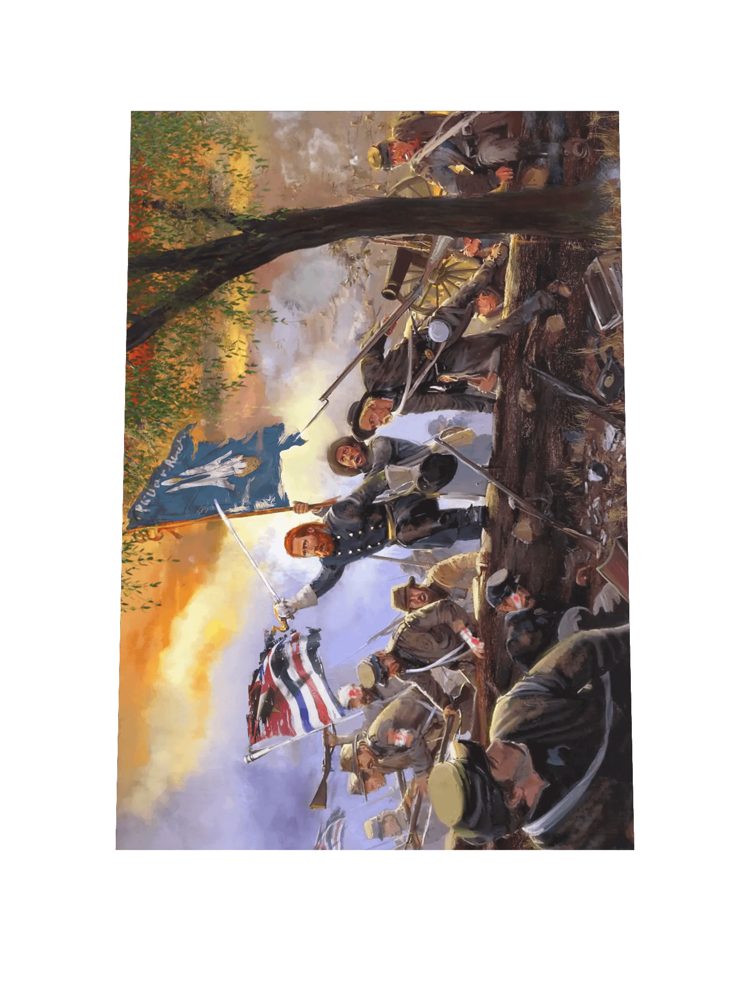 7th LA Pelican Regiment Paper Poster product image (1)