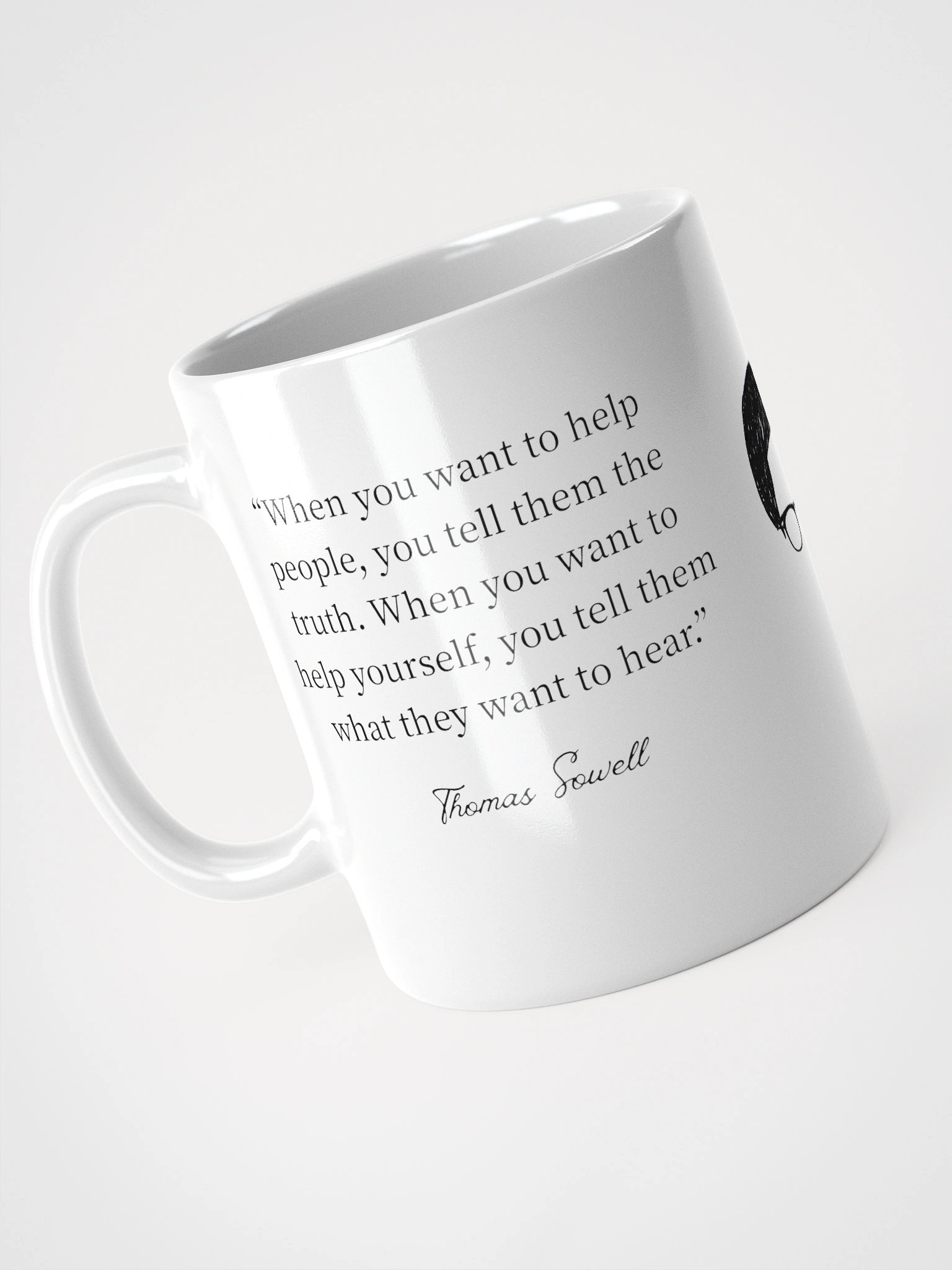 "Tell Them the Truth" — Thomas Sowell Quote Mug product image (3)