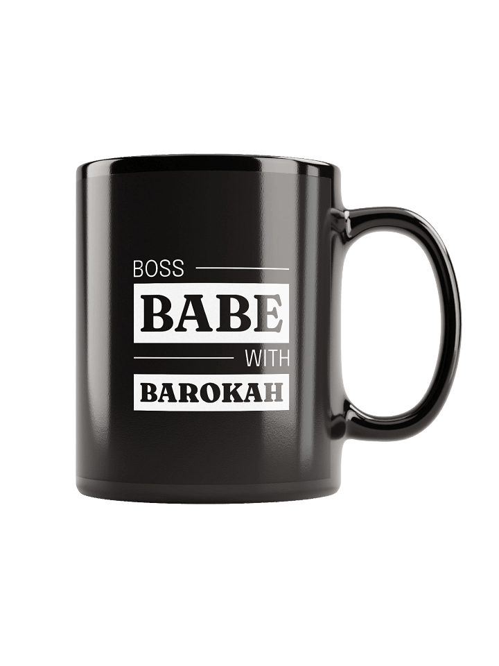 Boss Babe Black Glossy Mug product image (2)
