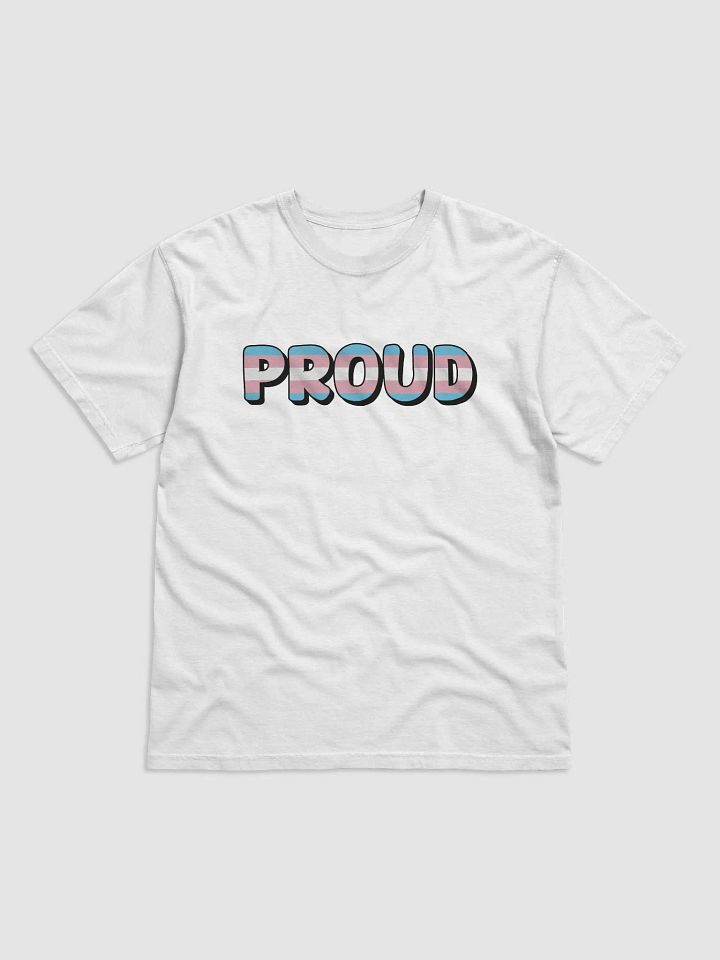 The 'PROUD trans' T-Shirt - White product image (1)
