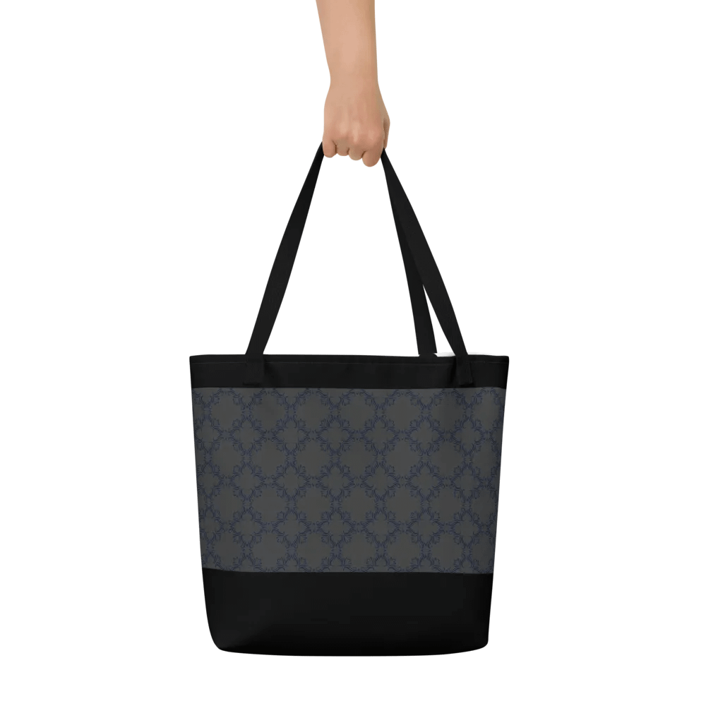 Get original circle design and then duplicate this one. - Leafy Circle Large Tote/ Shopper Bag, Internal Pocket, Machine Washable. product image (7)