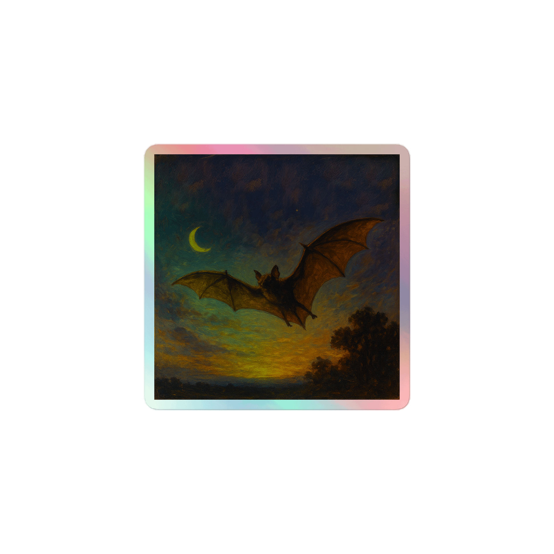 Track 11 – El Vuelo del Murciélago | Holographic Sticker product image (1)