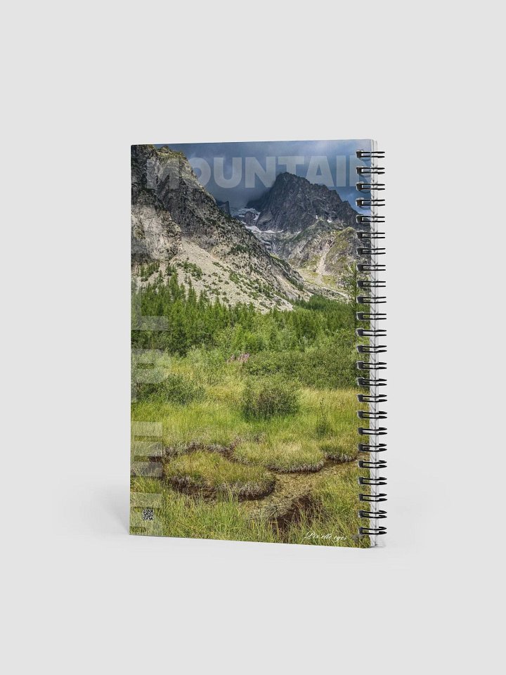Notebook with Fine Art Photography – Courmayeur – French Alps – A5 Format product image (2)