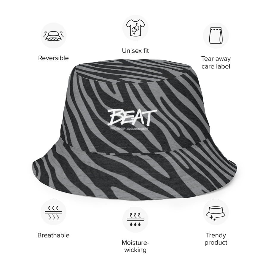 Beat Bucket Hat - Zebra product image (2)