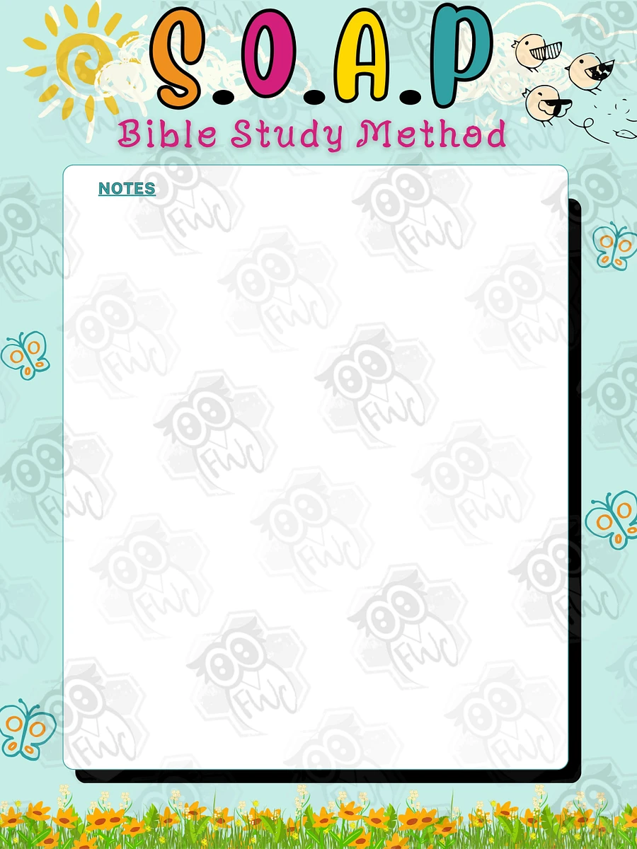 3 Pack Printable S.O.A.P Bible Study Method product image (4)