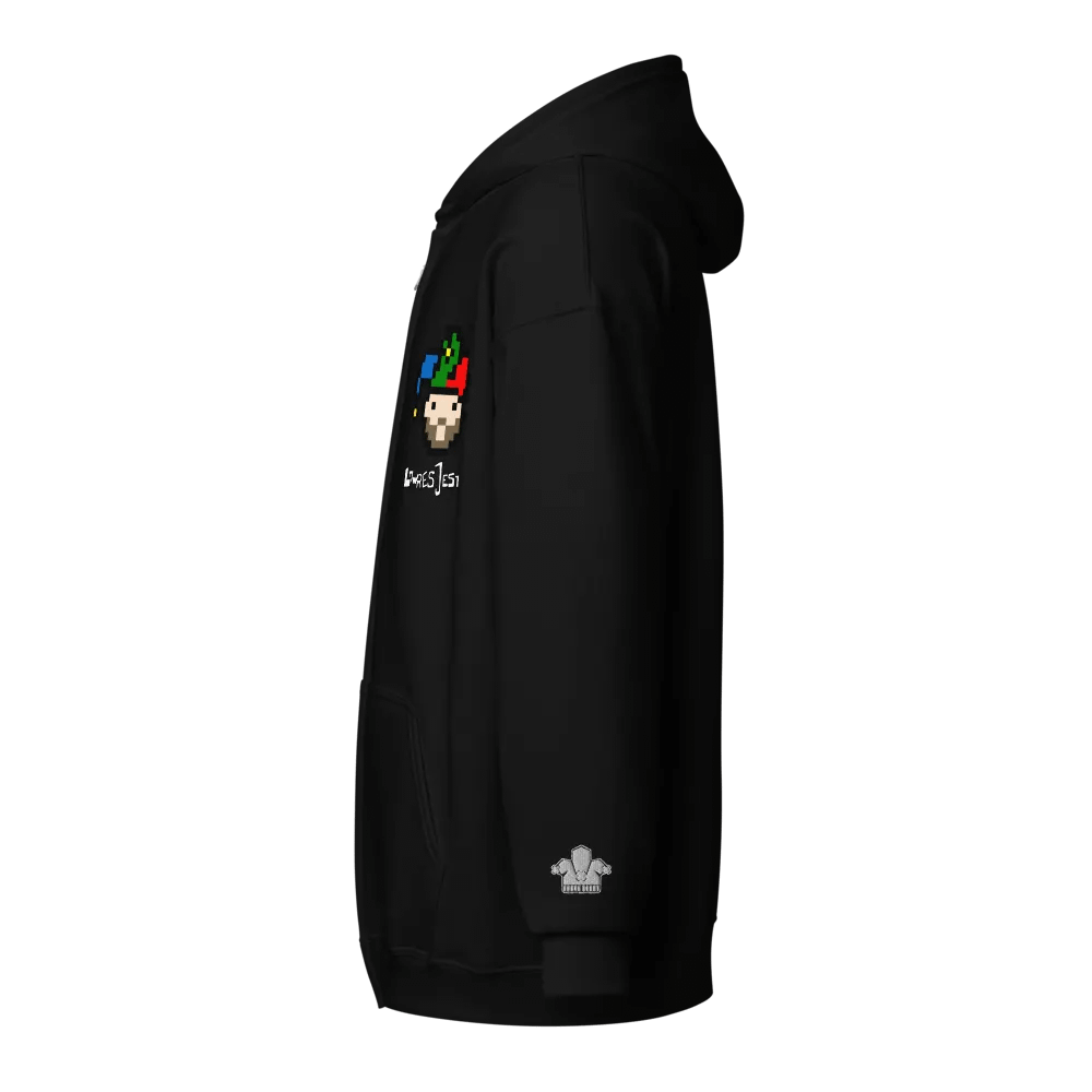 Pixelated Jester Zip Hoodie product image (43)