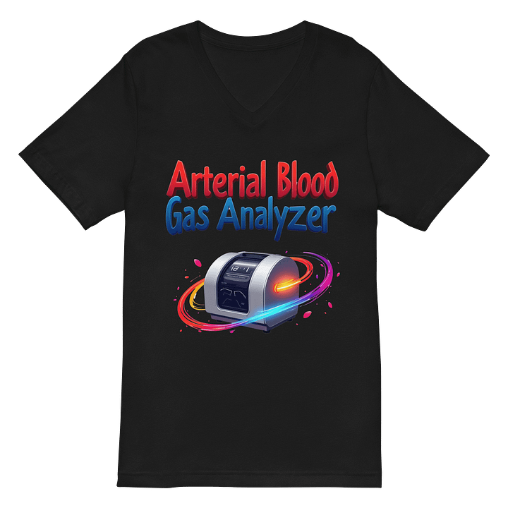 Vibrant Arterial Blood Gas Analyzer V-Neck Tee product image (3)
