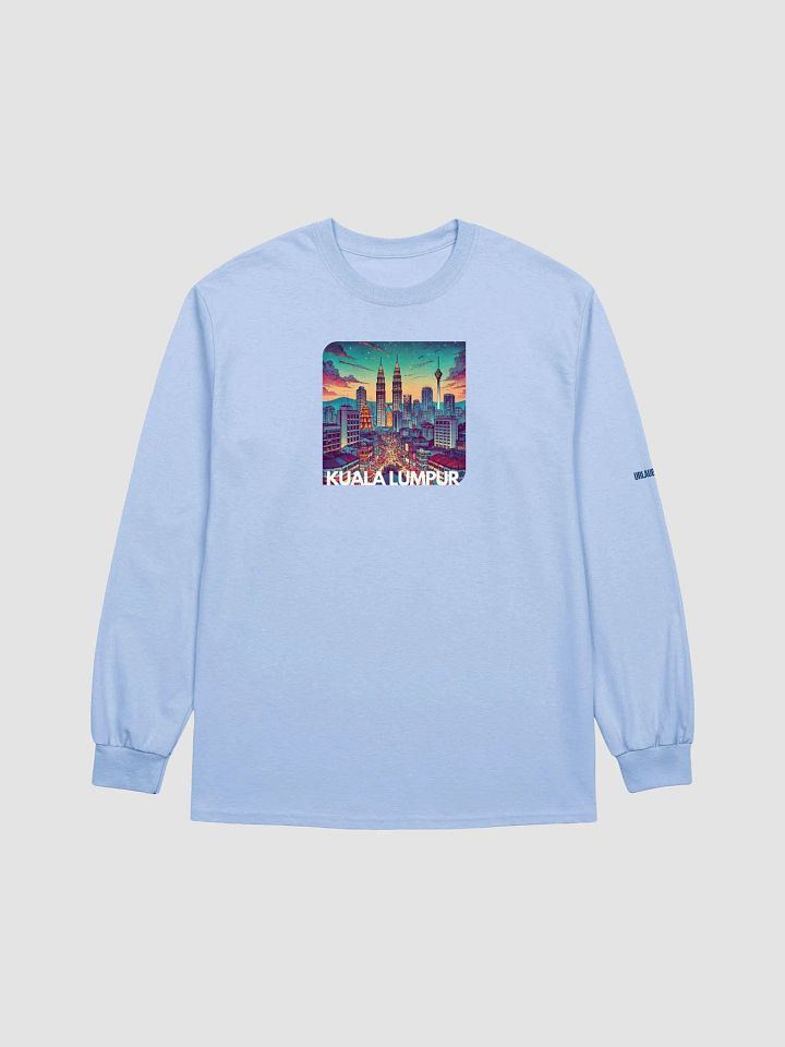 Gildan Ultra Cotton Long Sleeve T-Shirt | AI Kuala Lumpur city product image (2)