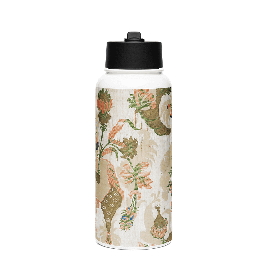 Symmetrical Floral. 32oz Stainless Steel Water Bottle product image (1)