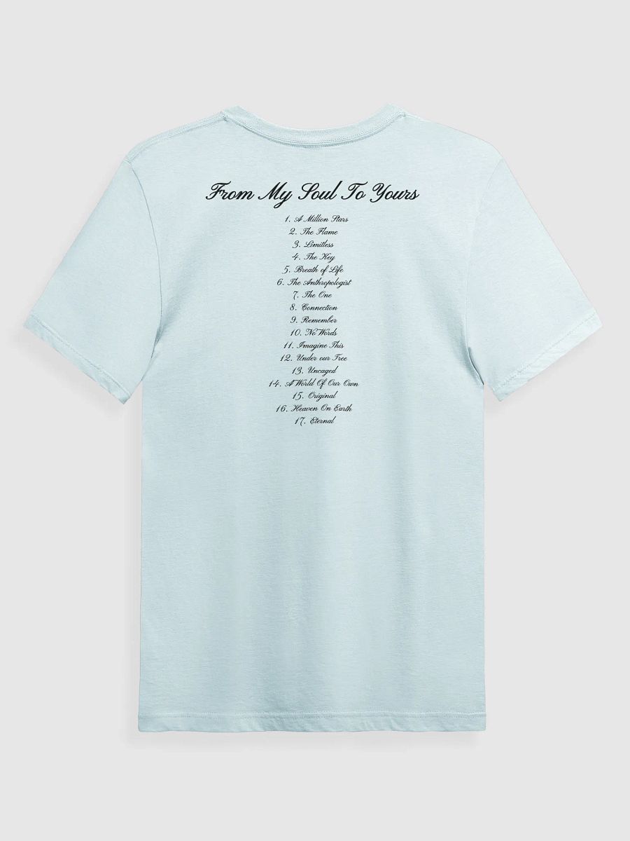 "From my soul to yours" tee (Light Blue) product image (2)