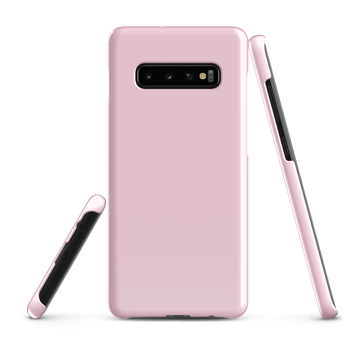 Baby Pink Solid Color Samsung® Glossy Snap Case product image (3)