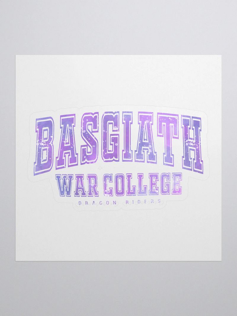 Basgiath War College Sticker - Purple