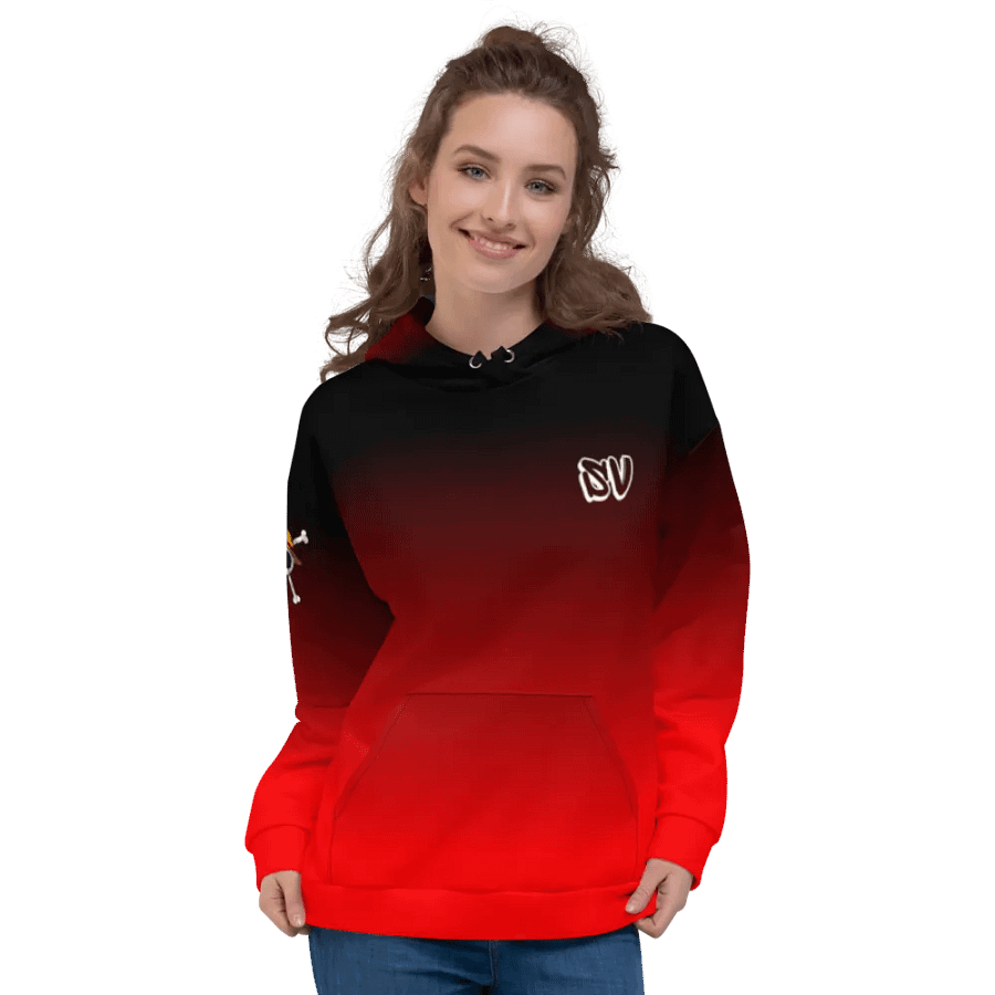 STRAIGHT VIBIN NEON COLOR FADE STYLE LUFFY HOODIE product image (3)