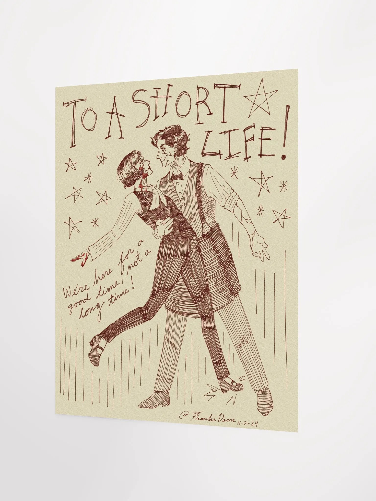 "To a Short Life!" | Eli and Myrtle | KSF 2024 product image (2)