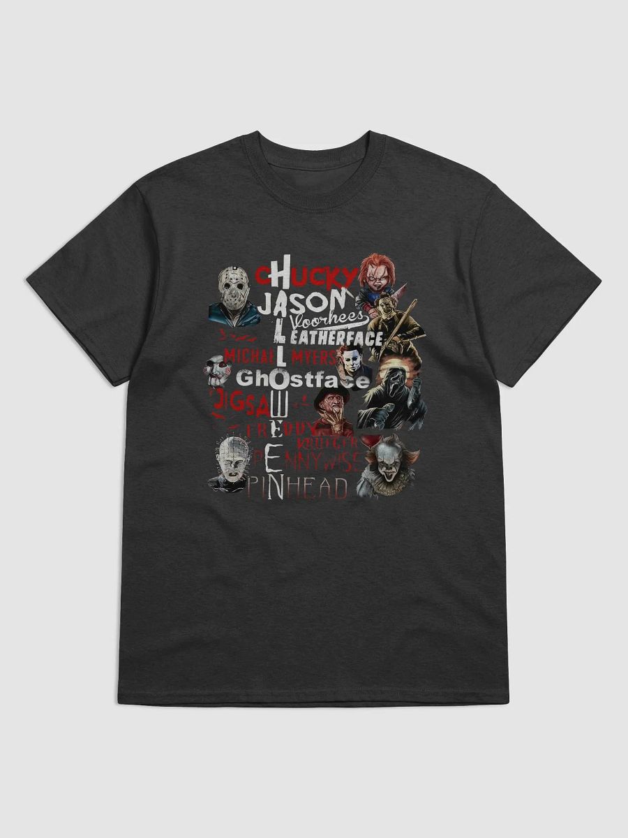 Horror Icons Illustrated T-Shirt product image (1)