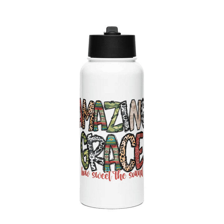 Amazing Grace - Stainless Steel Sports Water Bottle product image (1)