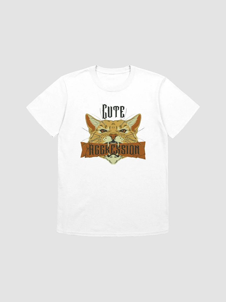 Cute Aggression "Cat3" Tee (Light Colourway) product image (1)