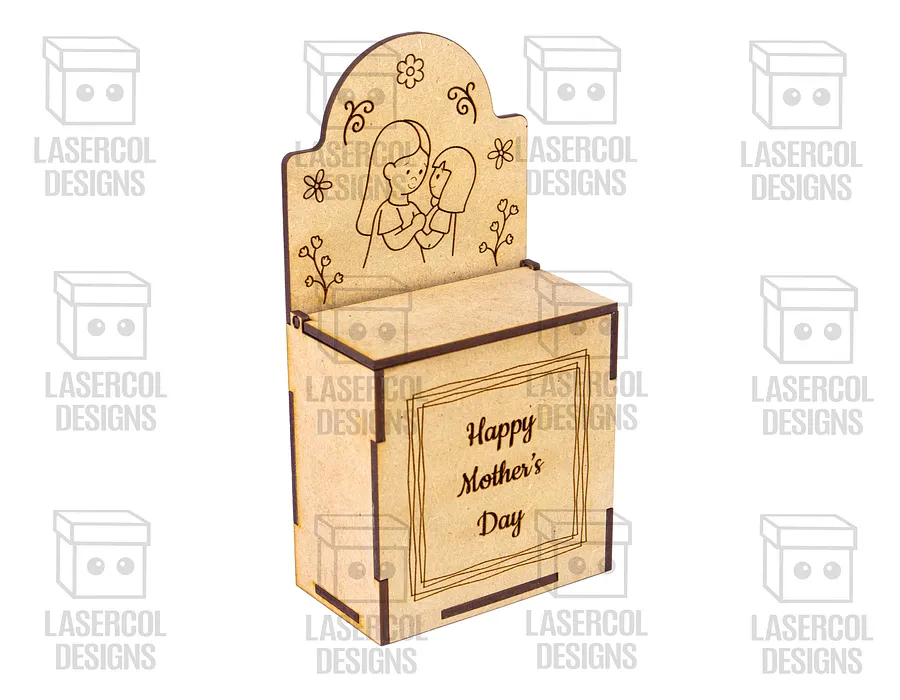 Mother's Day Gift Boxes (3 Sizes, 5 Styles) - Laser Cut Files product image (6)