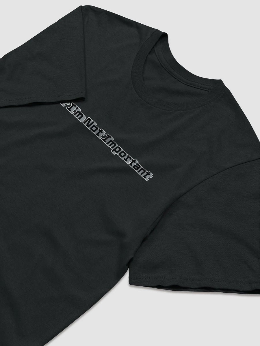Lightweight Fashion Short Sleeve T-Shirt - Mr I'm Not Important product image (3)
