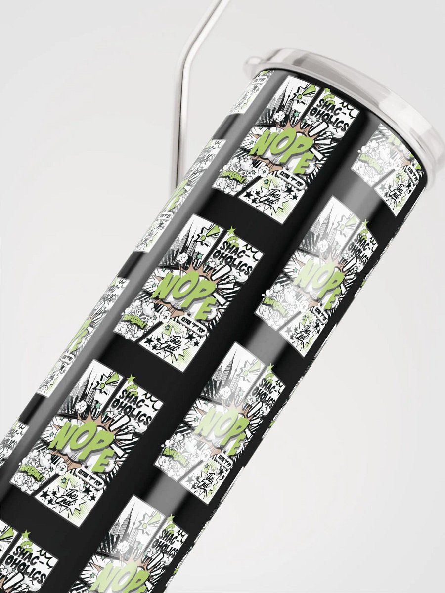 Shac-oholics Comic Blast Tumbler - Green 