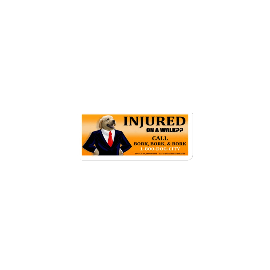 INJURED?? Dog lawyer Magnet! product image (1)